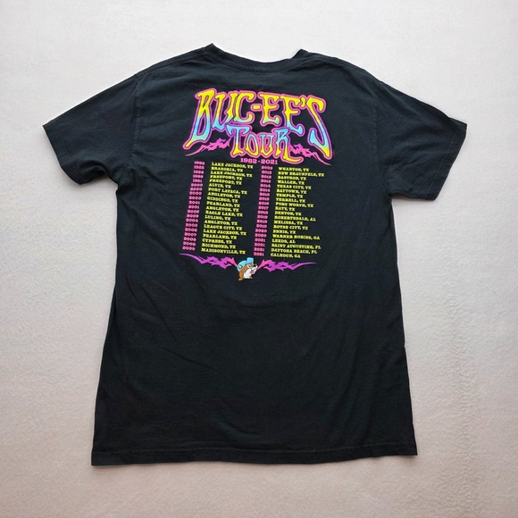 Buc-ee's‎ Tour Mens M Black Tee Shirt 1982-2021 - Picture 2 of 5